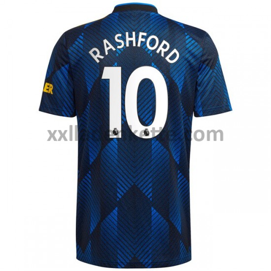 Fußballtrikot Manchester United Marcus Rashford 10 Ausweich 2021-2022 Kurzarm