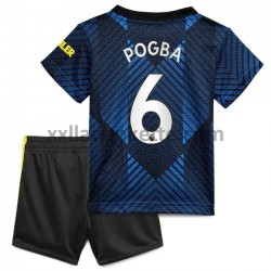 Fußballtrikot Manchester United Paul Pogba 6 Kinder Ausweich 2021-2022 Kurzarm