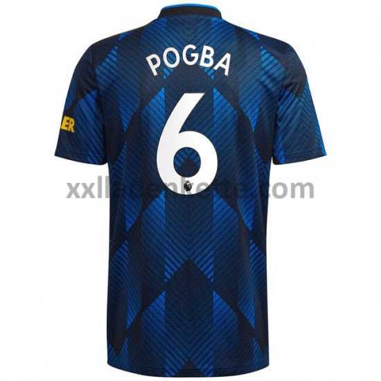 Fußballtrikot Manchester United Paul Pogba 6 Ausweich 2021-2022 Kurzarm