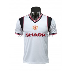 Fußballtrikot Manchester United Retro Auswärts 1985 Kurzarm