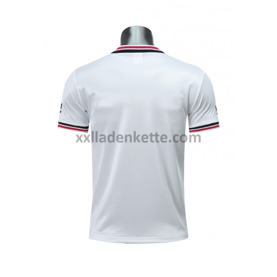 Fußballtrikot Manchester United Retro Auswärts 1985 Kurzarm