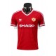 Fußballtrikot Manchester United Retro Heim 1986 Kurzarm