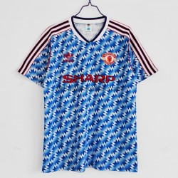 Fußballtrikot Manchester United Retro Heim 1992 Kurzarm