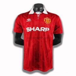 Fußballtrikot Manchester United Retro Heim 1994 Kurzarm