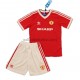 Fußballtrikot Manchester United Retro Kinder-Heim 1984 Kurzarm