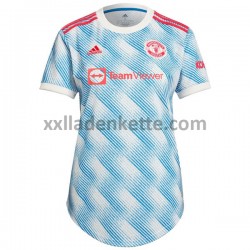 Fußballtrikot Manchester United Dame Auswärts 2021-2022 Kurzarm