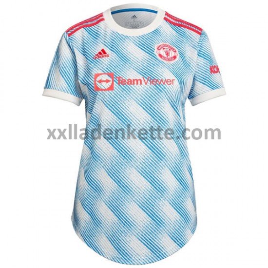 Fußballtrikot Manchester United Dame Auswärts 2021-2022 Kurzarm