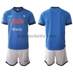 Fußballtrikot SSC Neapel Kinder Heim 2021-2022 Kurzarm