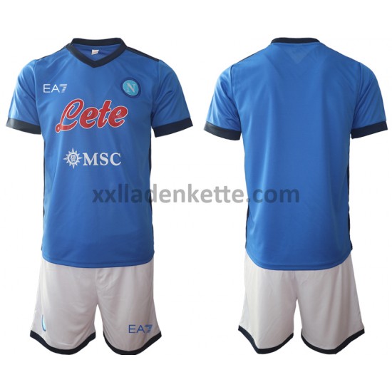 Fußballtrikot SSC Neapel Kinder Heim 2021-2022 Kurzarm