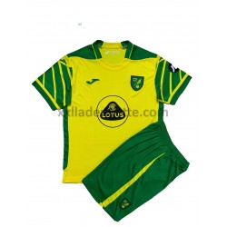 Fußballtrikot Norwich City Kinder Heim 2021-2022 Kurzarm