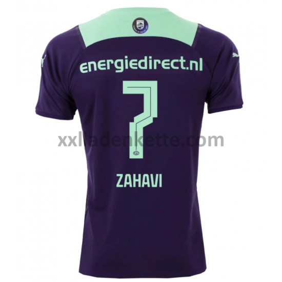 Fußballtrikot PSV Eindhoven Eran Zahavi 7 Auswärts 2021-2022 Kurzarm