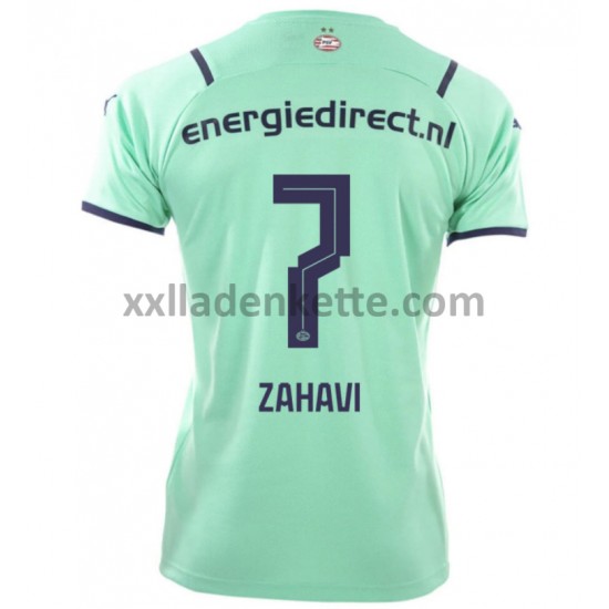 Fußballtrikot PSV Eindhoven Eran Zahavi 7 Ausweich 2021-2022 Kurzarm