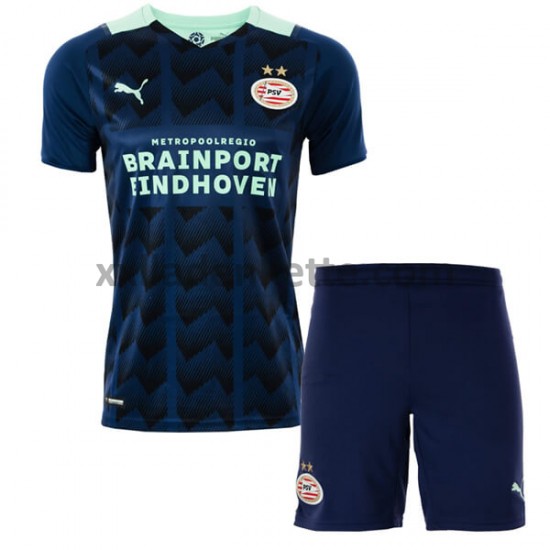 Fußballtrikot PSV Eindhoven Kinder Auswärts 2021-2022 Kurzarm
