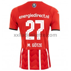 Fußballtrikot PSV Eindhoven Mario Götze 27 Heim 2021-2022 Kurzarm