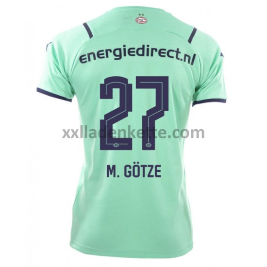 Fußballtrikot PSV Eindhoven Mario Götze 27 Ausweich 2021-2022 Kurzarm