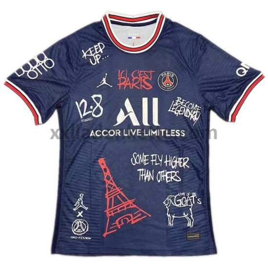 Fußballtrikot Paris Saint-Germain Graffiti Heim 2021-2022 Kurzarm