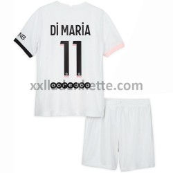 Fußballtrikot Paris Saint-Germain Di Maria 11 Kinder Auswärts 2021-2022 Kurzarm