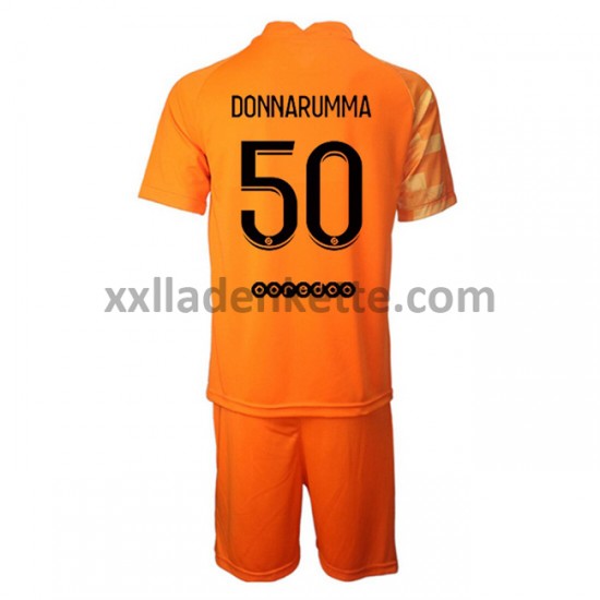 Fußballtrikot Paris Saint-Germain Torwart Gianluigi Donnarumma 50 Kinder Heim 2021-2022 Kurzarm
