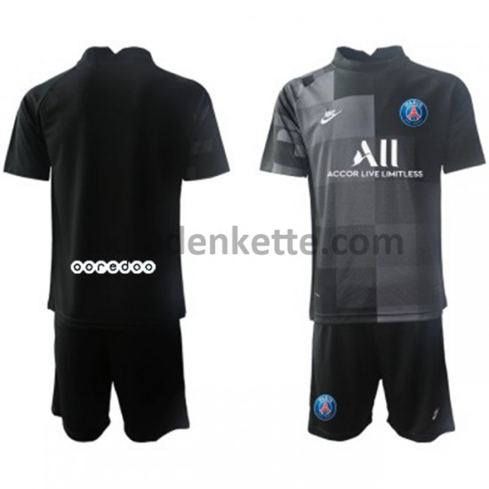 Fußballtrikot Paris Saint-Germain Torwart Kinder Auswärts 2021-2022 Kurzarm