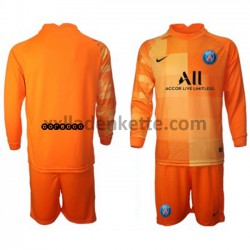 Fußballtrikot Paris Saint-Germain Torwart Kinder Heim 2021-2022 Langarm