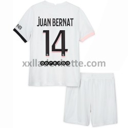 Fußballtrikot Paris Saint-Germain Juan Bernat 14 Kinder Auswärts 2021-2022 Kurzarm