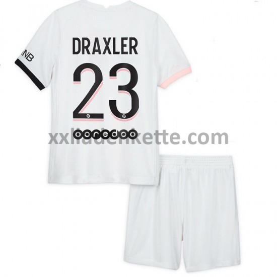 Fußballtrikot Paris Saint-Germain Julian Draxler 23 Kinder Auswärts 2021-2022 Kurzarm