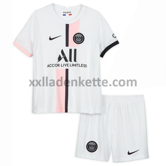 Fußballtrikot Paris Saint-Germain Kinder Auswärts 2021-2022 Kurzarm