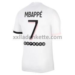 Fußballtrikot Paris Saint-Germain Kylian Mbappé 7 Auswärts 2021-2022 Kurzarm