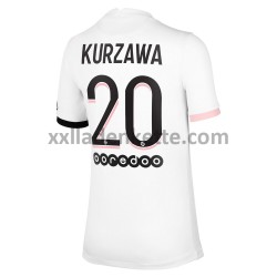 Fußballtrikot Paris Saint-Germain Layvin Kurzawa 20 Auswärts 2021-2022 Kurzarm
