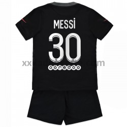 Fußballtrikot Paris Saint-Germain Lionel Messi 30 Kinder Ausweich 2021-2022 Kurzarm