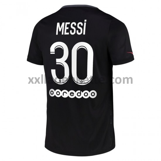 Fußballtrikot Paris Saint-Germain Lionel Messo 30 Ausweich 2021-2022 Kurzarm