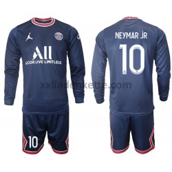 Fußballtrikot Paris Saint-Germain Neymar JR 10 Kinder Heim 2021-2022 Langarm