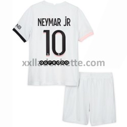 Fußballtrikot Paris Saint-Germain Neymar Jr 10 Kinder Auswärts 2021-2022 Kurzarm