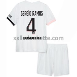 Fußballtrikot Paris Saint-Germain Sergio Ramos 4 Kinder Auswärts 2021-2022 Kurzarm