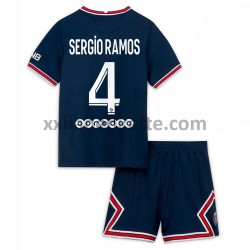 Fußballtrikot Paris Saint-Germain Sergio Ramos 4 Kinder Heim 2021-2022 Kurzarm