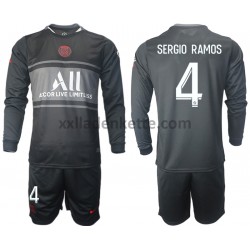 Fußballtrikot Paris Saint-Germain Sergio Ramos 4 Kinder Ausweich 2021-2022 Langarm
