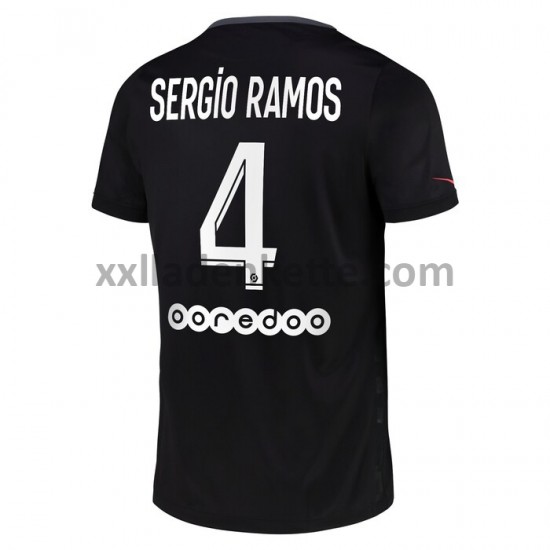 Fußballtrikot Paris Saint-Germain Sergio Ramos 4 Ausweich 2021-2022 Kurzarm