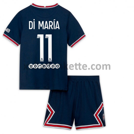 Fußballtrikot Paris Saint-Germain PSG Angel Di Maria 11 Kinder Heim 2021-2022 Kurzarm