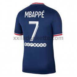 Fußballtrikot Paris Saint-Germain PSG Kylian Mbappé 7 Heim 2021-2022 Kurzarm