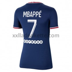 Fußballtrikot Paris Saint-Germain PSG Kylian Mbappé 7 Dame Heim 2021-2022 Kurzarm