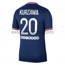 Fußballtrikot Paris Saint-Germain PSG Layvin Kurzawa 20 Heim 2021-2022 Kurzarm