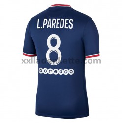 Fußballtrikot Paris Saint-Germain PSG Leandro Paredes 8 Heim 2021-2022 Kurzarm
