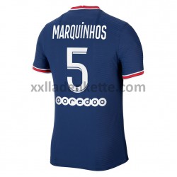 Fußballtrikot Paris Saint-Germain PSG Marquinhos 5 Heim 2021-2022 Kurzarm