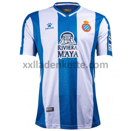 Fußballtrikot Espanyol Barcelona Heim 2021-2022 Kurzarm