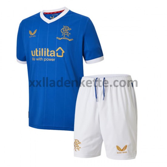 Fußballtrikot Rangers Kinder Heim 2021-2022 Kurzarm