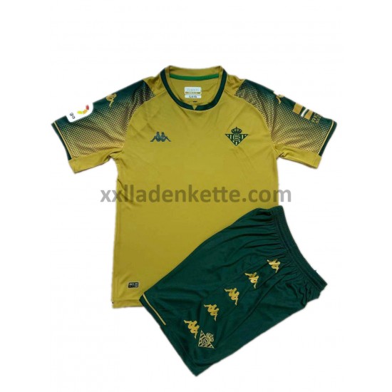 Fußballtrikot Betis Sevilla Kinder Ausweich 2021-2022 Kurzarm