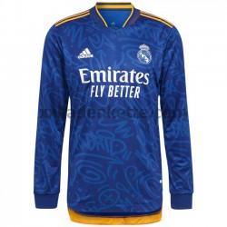 Fußballtrikot Real Madrid Auswärts 2021-2022 Langarm