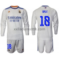 Fußballtrikot Real Madrid Bale 18 Kinder Heim 2021-2022 Langarm