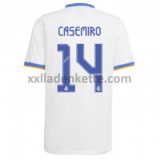 Fußballtrikot Real Madrid Casemiro 14 Heim 2021-2022 Kurzarm