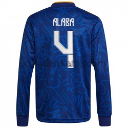 Fußballtrikot Real Madrid David Alaba 4 Auswärts 2021-2022 Langarm